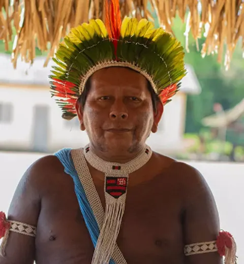 Retrato de Bep Kamati Xikrin