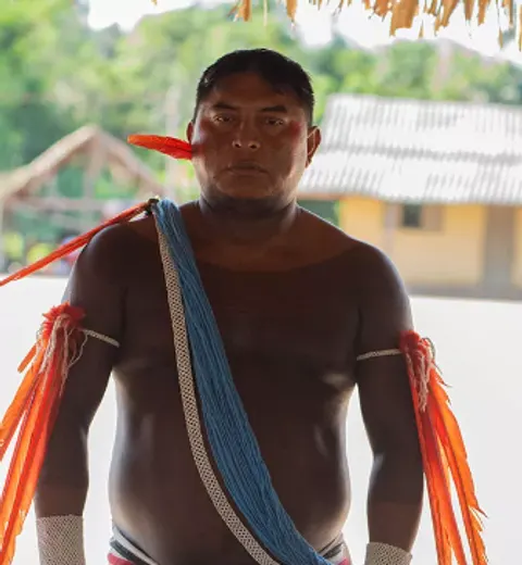 Retrato de Kadjore Xikrin